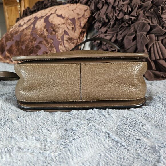 Coach Swagger Shoulder Bag In Pebble Leather With Ombre Rivets Purse - Picture 7 of 9